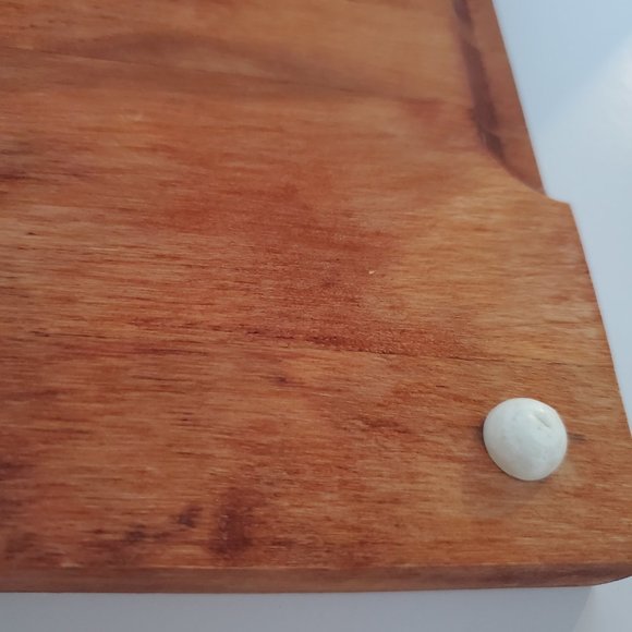 Vintage Baribo Maid Wood Charcuterie Cheese Board Entertaining Serveware Platter - Picture 8 of 8